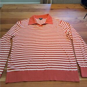 Men’s Todd Snyder Striped Polo Sweater - Large
